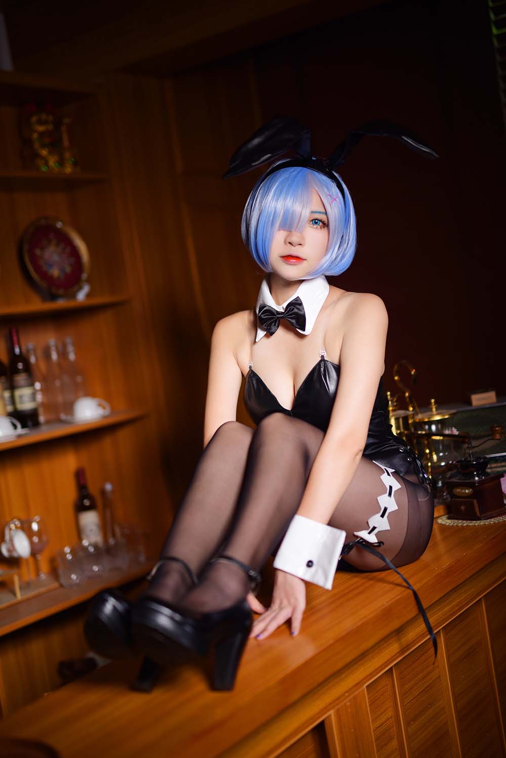 二佐Nisa – 蕾姆1号本 Cosplay-第4张