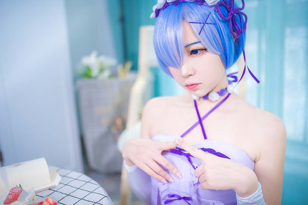 二佐Nisa – 蕾姆1号本 Cosplay-第6张