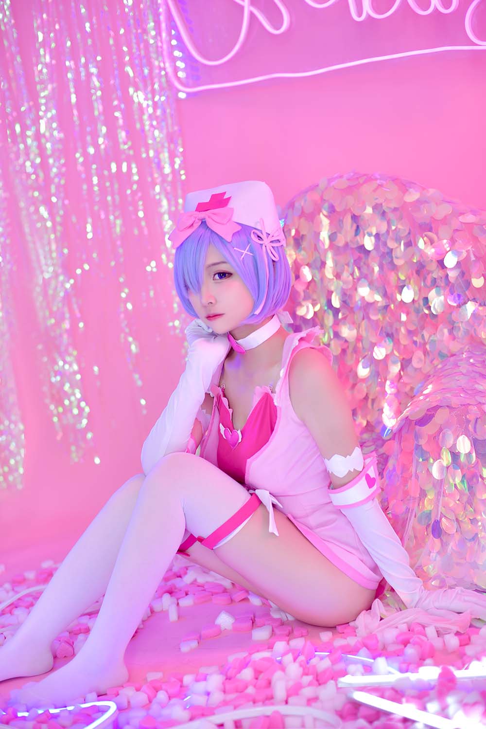 二佐Nisa – 蕾姆1号本 Cosplay-第7张