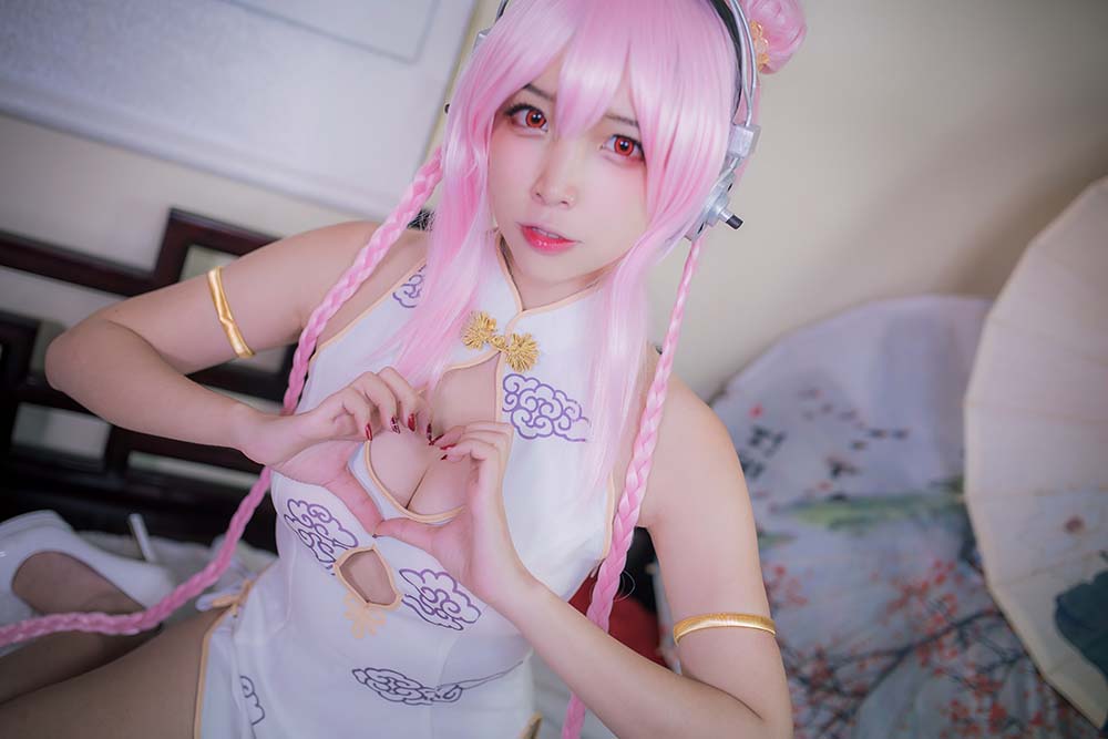 二佐Nisa – 索尼子旗袍 Cosplay-第1张