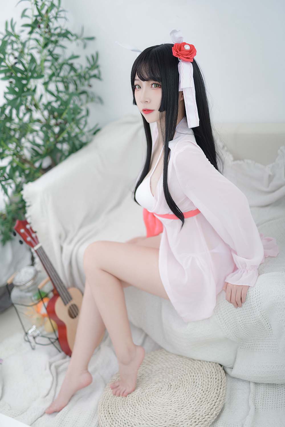 二佐Nisa – 睡衣 Cosplay-第1张