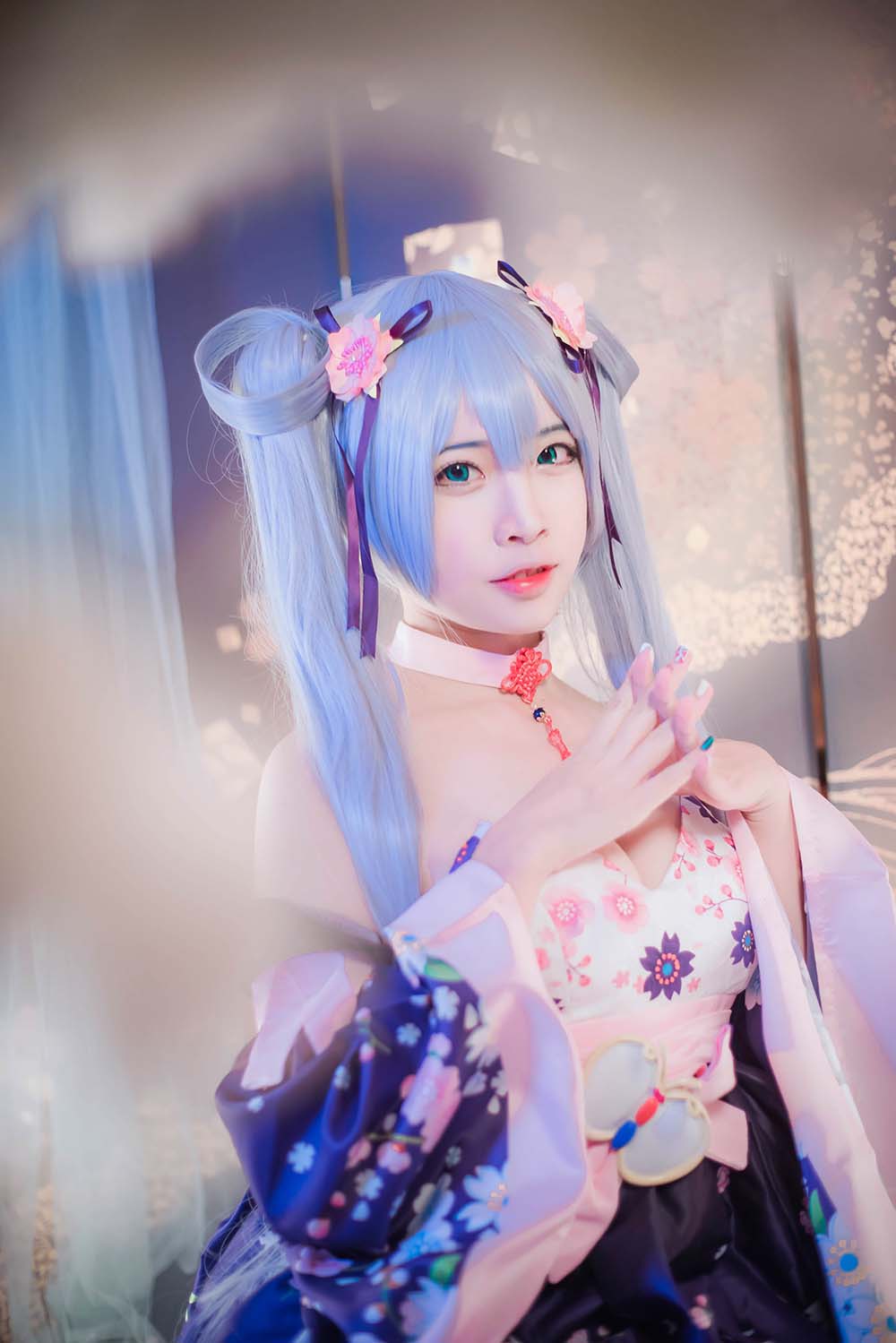 二佐Nisa – 双马尾 Cosplay-第1张