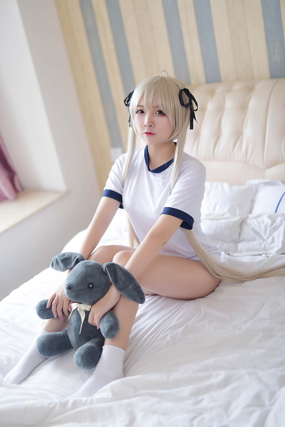 二佐Nisa – 穹妹运动服 Cosplay-第1张