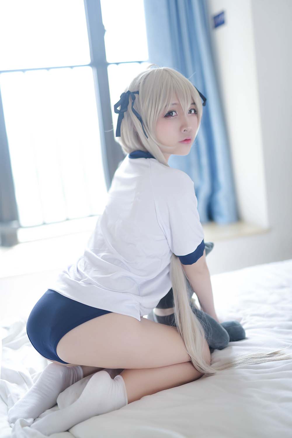 二佐Nisa – 穹妹运动服 Cosplay-第2张