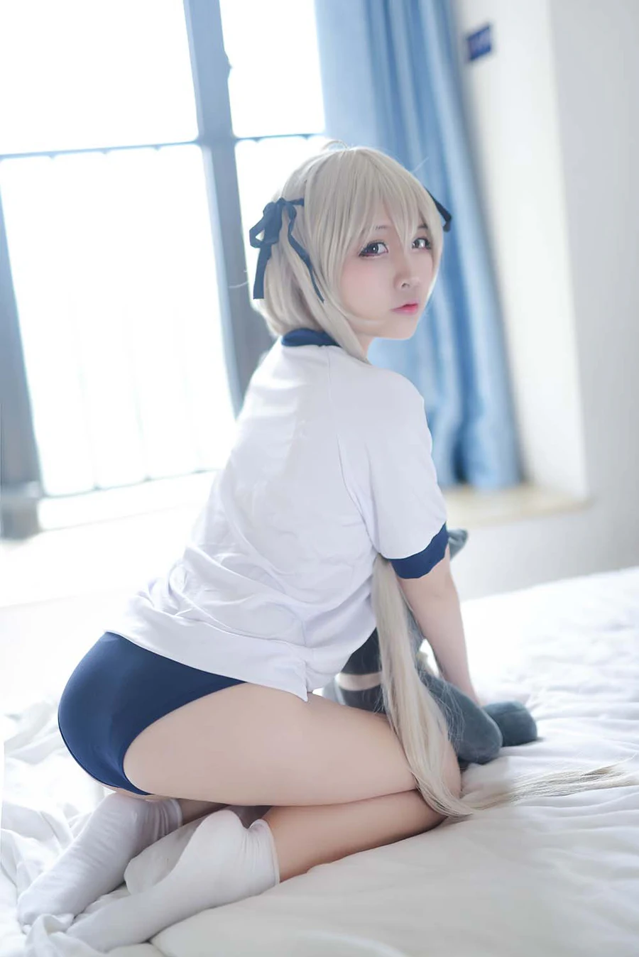 二佐Nisa – 穹妹运动服 Cosplay-第2张