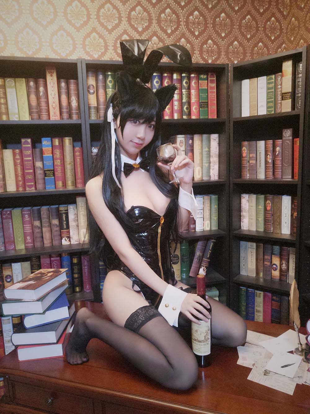 黑川 – 爱宕兔女郎 Cosplay-第1张