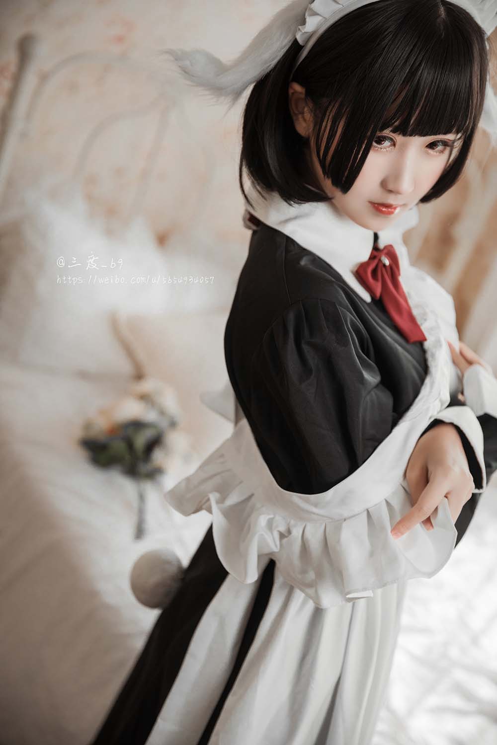 三度_69 – 兔耳女仆 Cosplay-第1张
