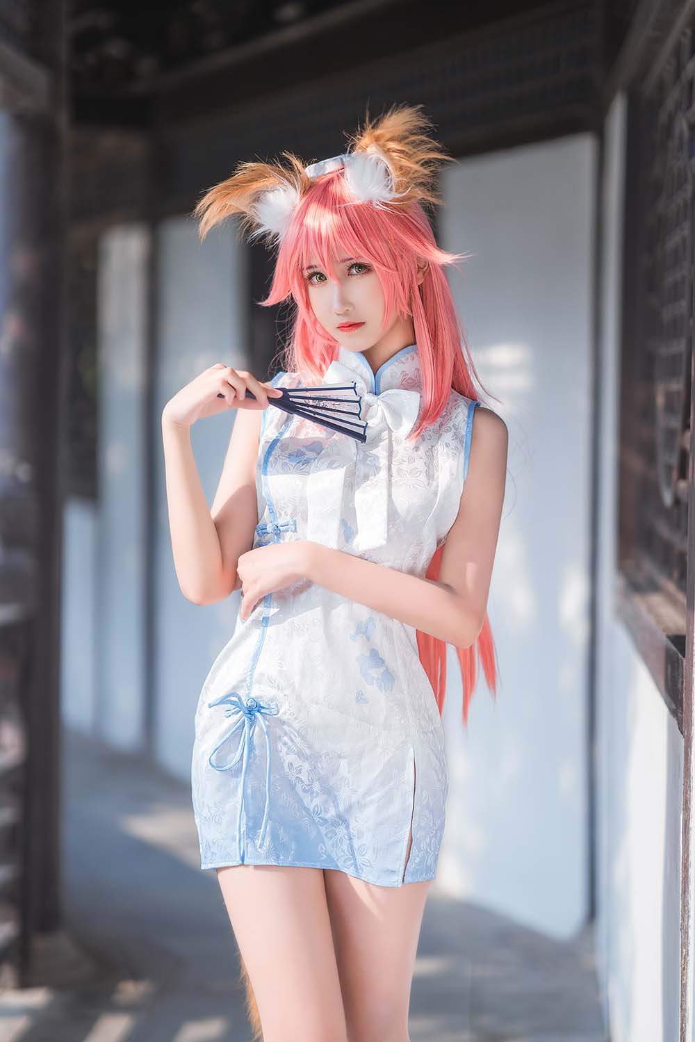 三度_69 – 旗袍玉藻前 Cosplay-第1张