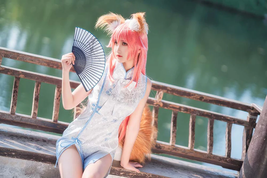 三度_69 – 旗袍玉藻前 Cosplay-第2张