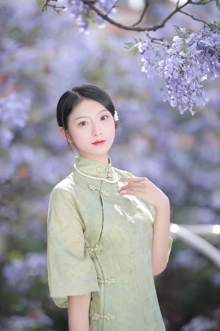 [YITUYU艺图语]2022.06.20 蓝花楹 nya酱的铃铛铛 YITUYU艺图语-第2张