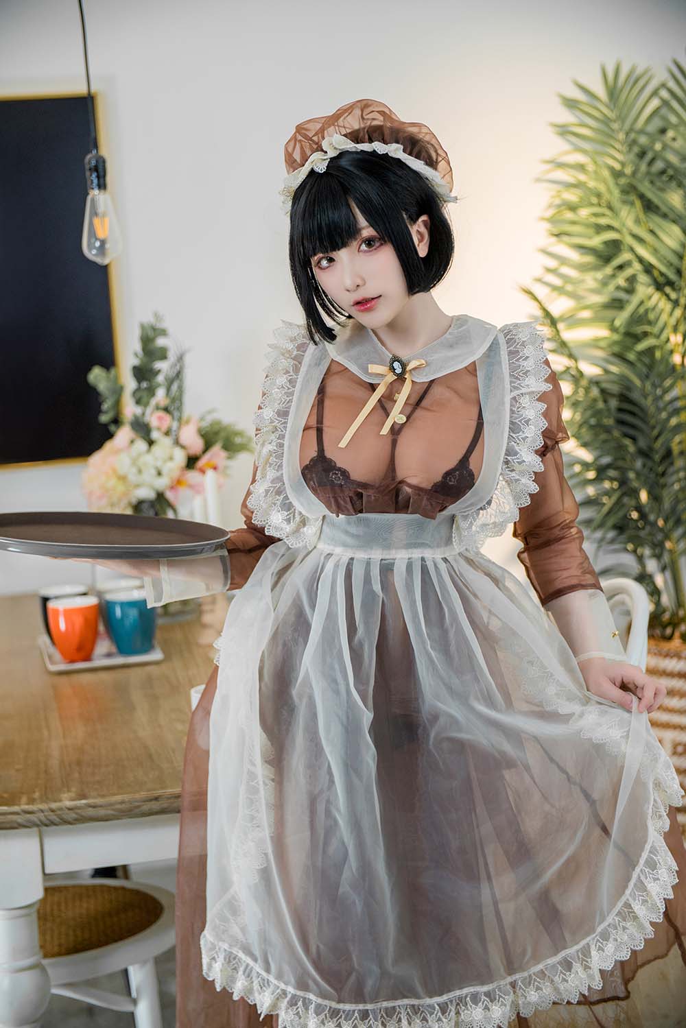 起司块wii – 仆系欲正装+棕透明装 Cosplay-第1张