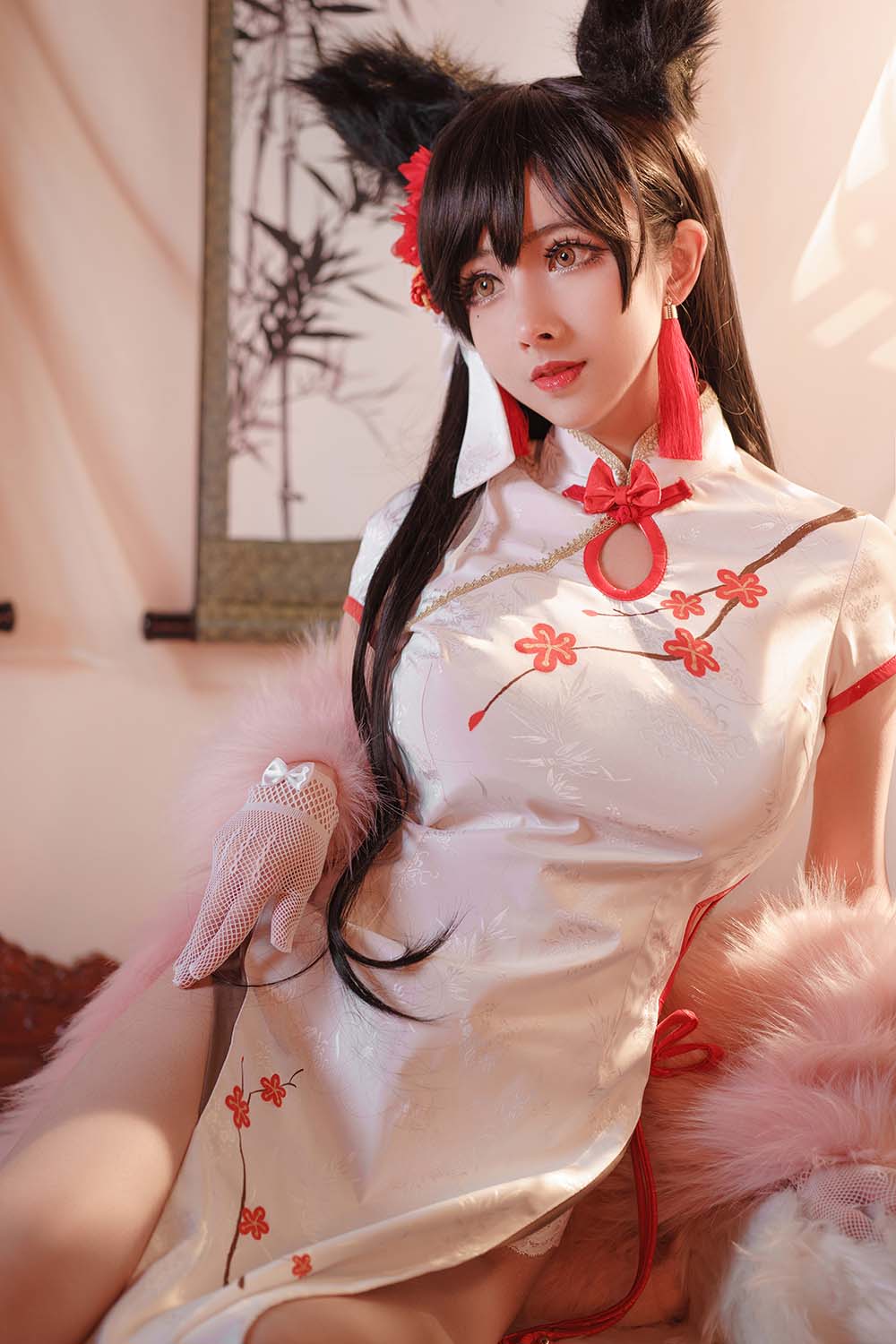 rioko凉凉子 – 爱宕旗袍 Cosplay-第2张