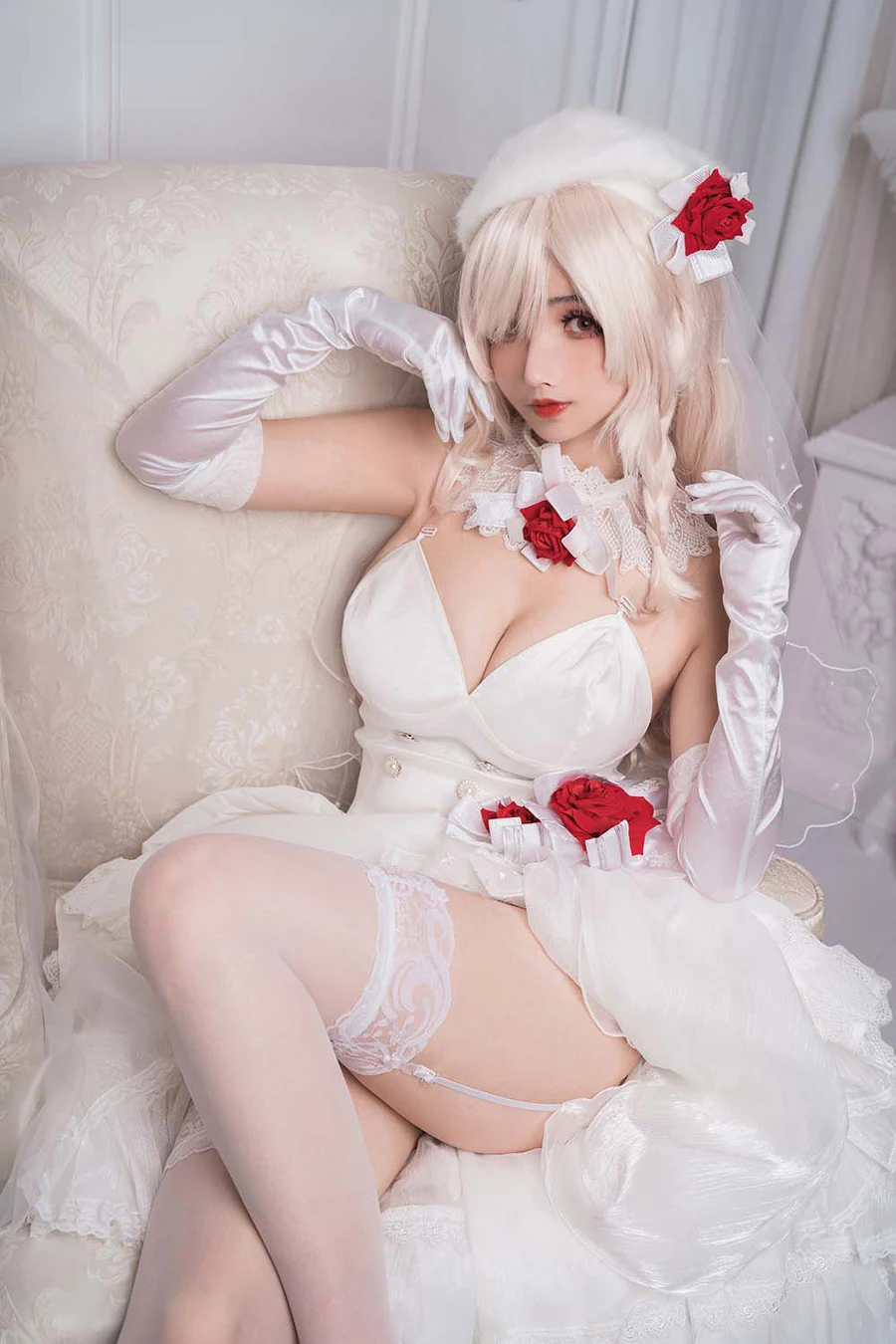 rioko凉凉子 – G36c花嫁 Cosplay-第1张