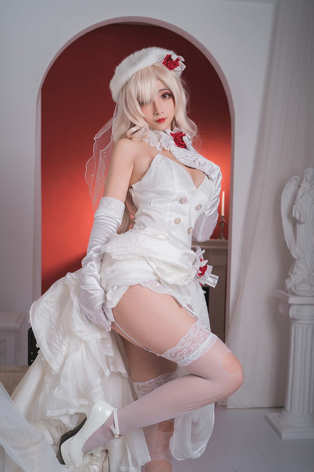rioko凉凉子 – G36c花嫁 Cosplay-第2张