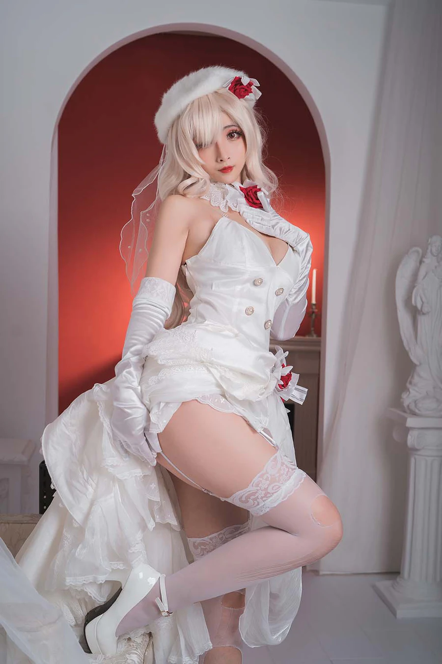 rioko凉凉子 – G36c花嫁 Cosplay-第2张