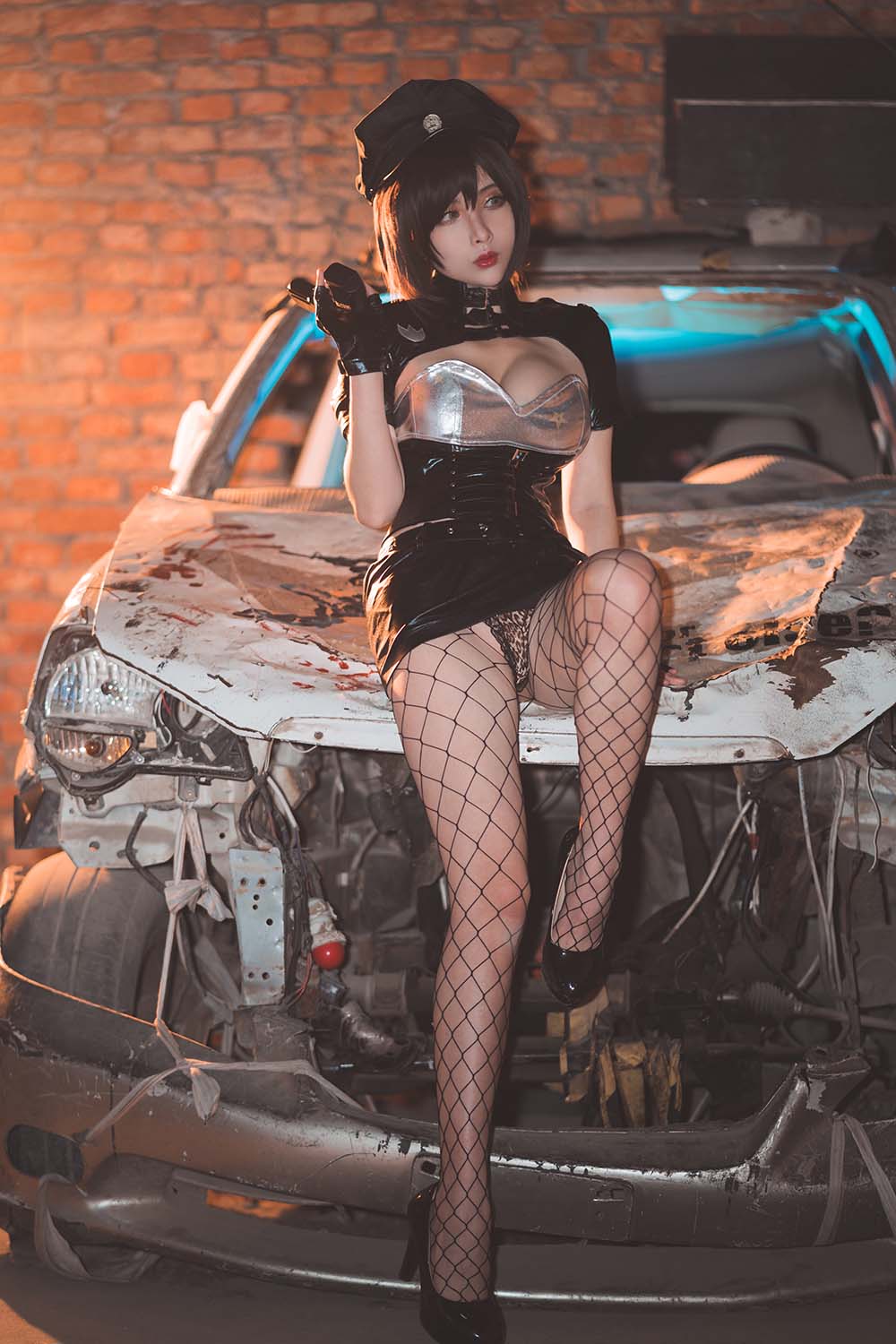rioko凉凉子 – 实习警察 Cosplay-第2张