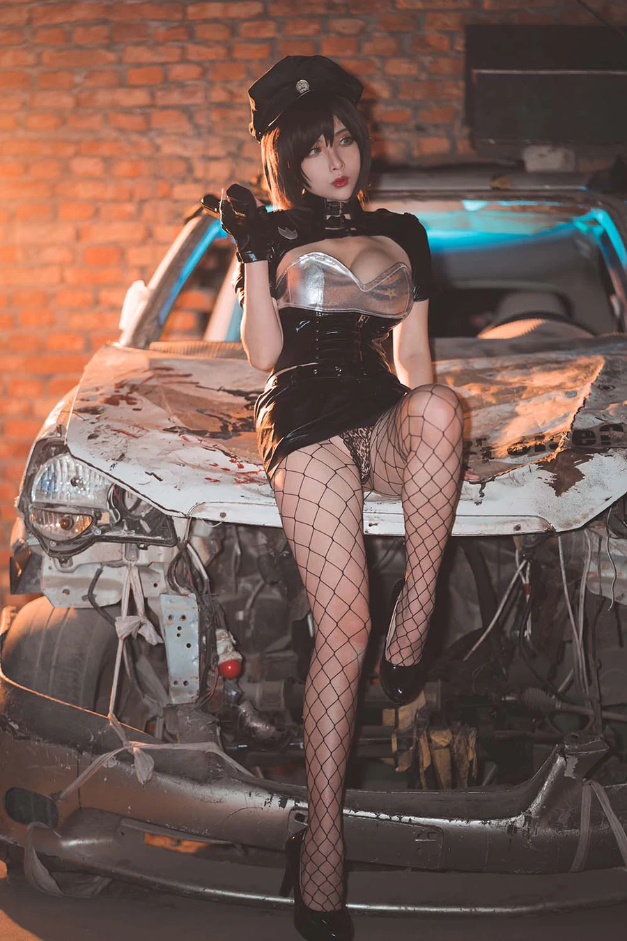 rioko凉凉子 – 实习警察 Cosplay-第2张