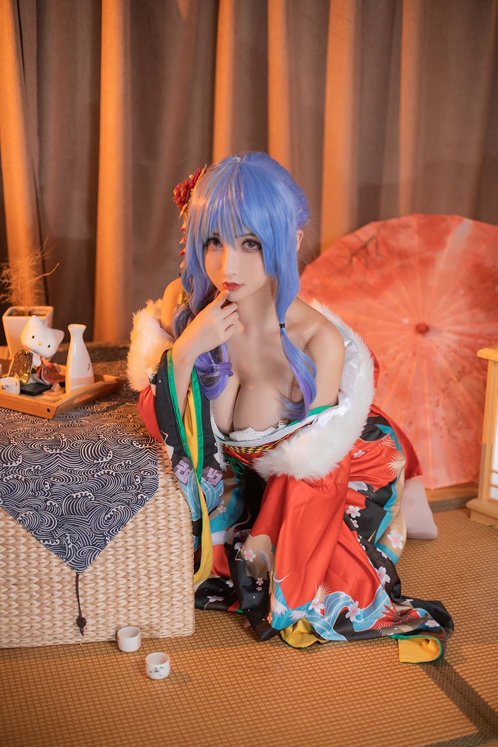 rioko凉凉子 – 圣路易斯雪下之饮 Cosplay-第1张