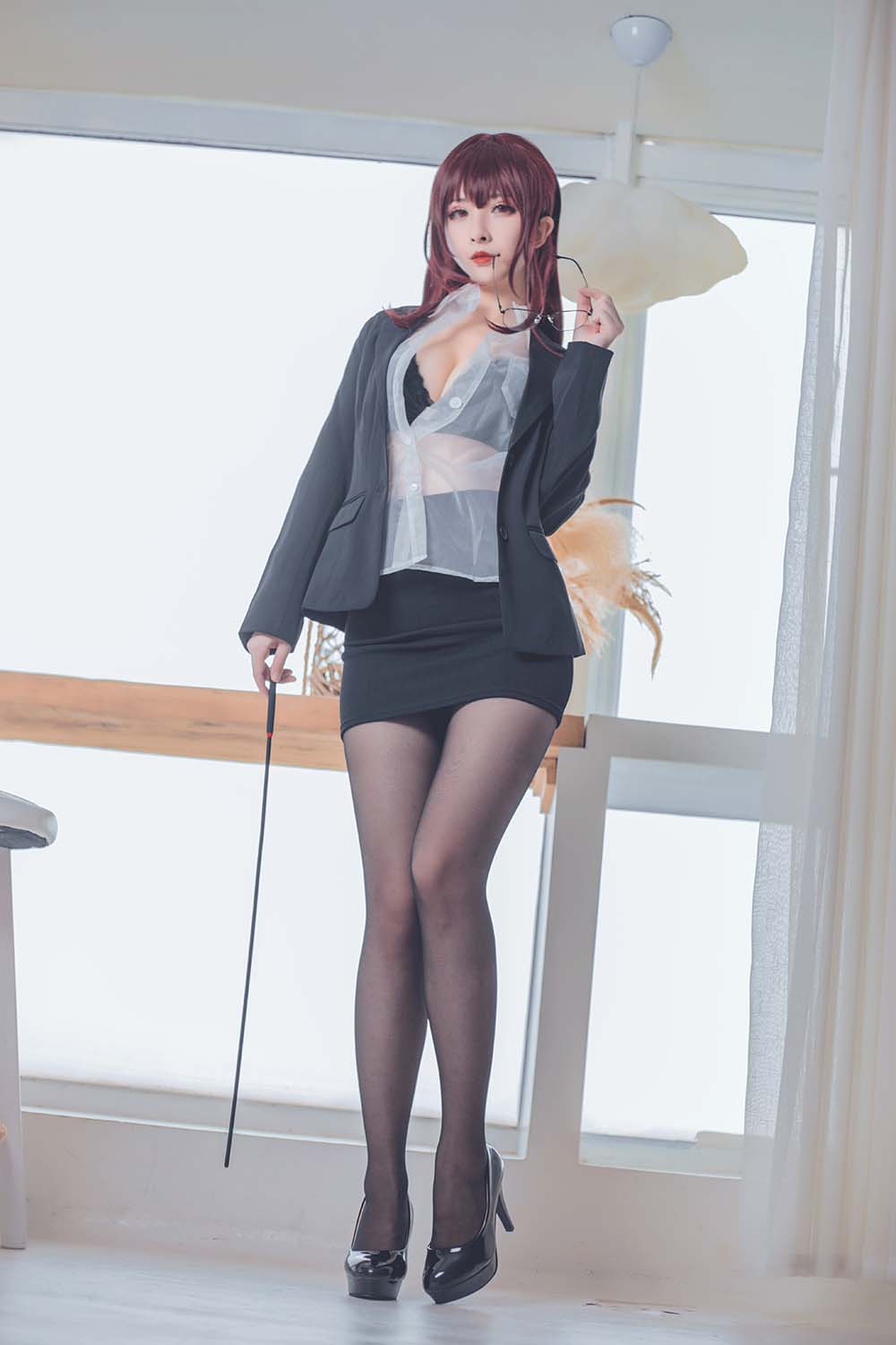 rioko凉凉子 – 七夕教师 Cosplay-第1张