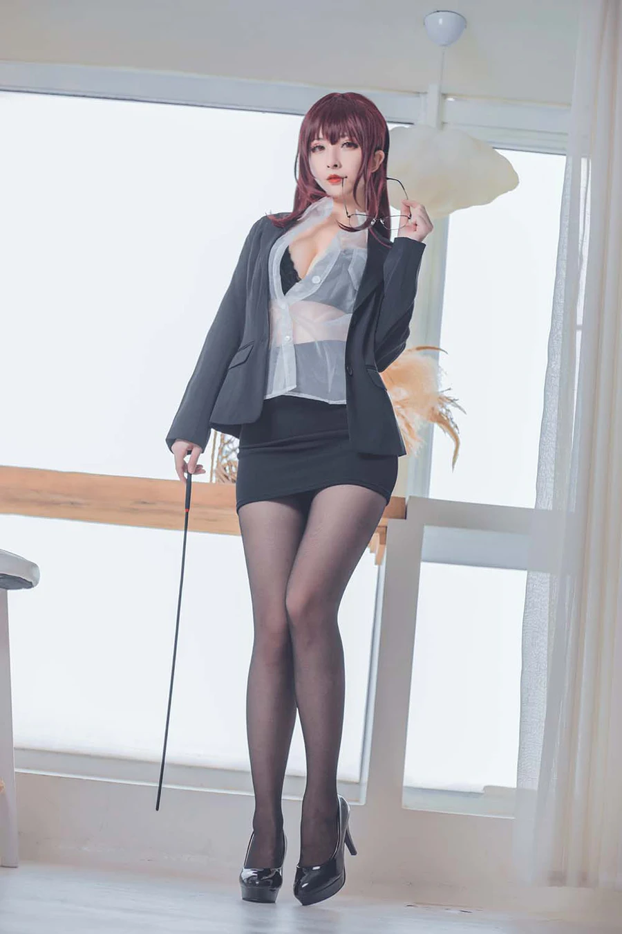 rioko凉凉子 – 七夕教师 Cosplay-第1张