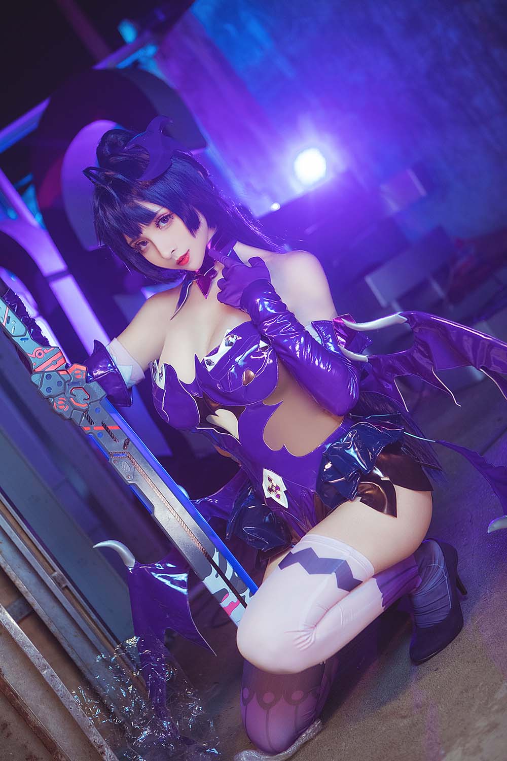 rioko凉凉子 – 魅魔芽衣 Cosplay-第2张