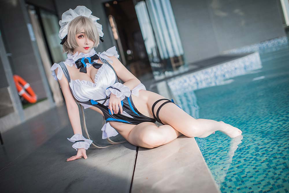 rioko凉凉子 – 丽塔泳装 Cosplay-第2张