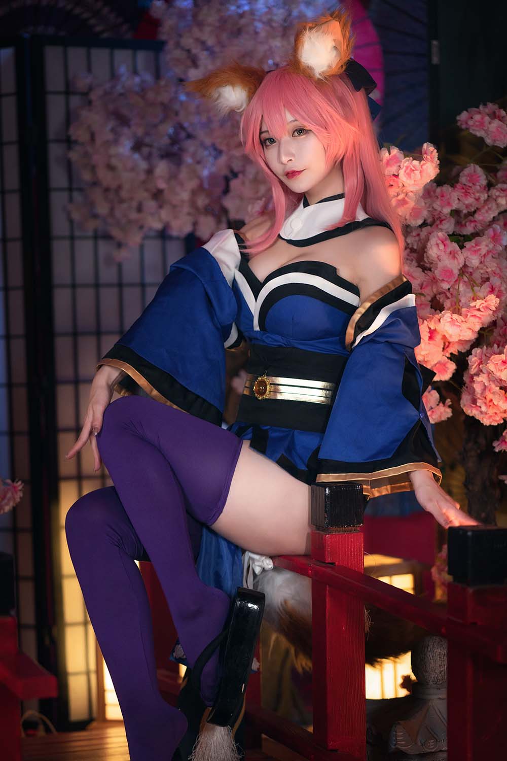铁板烧鬼舞w – 玉藻前 原皮 Cosplay-第1张