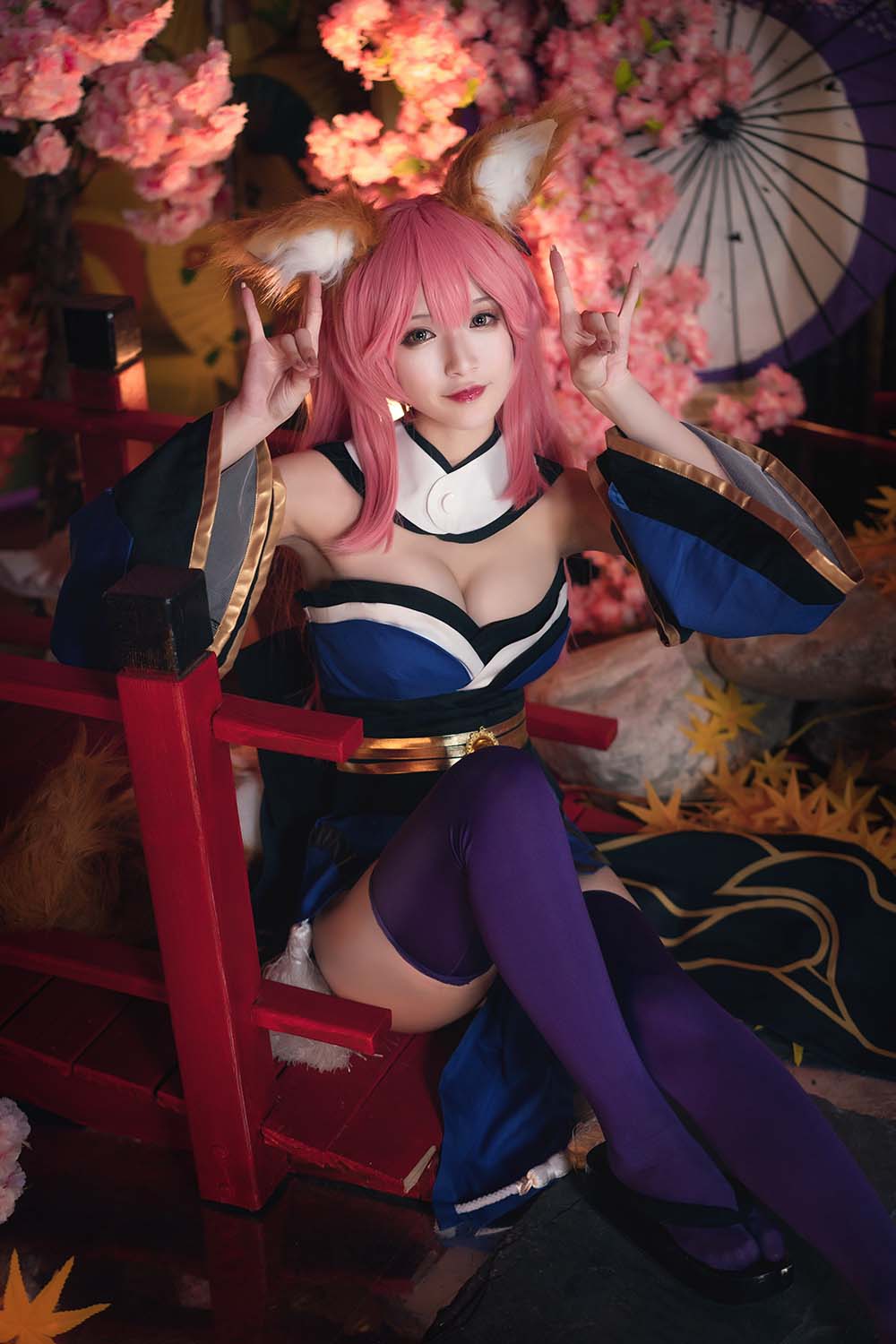 铁板烧鬼舞w – 玉藻前 原皮 Cosplay-第2张
