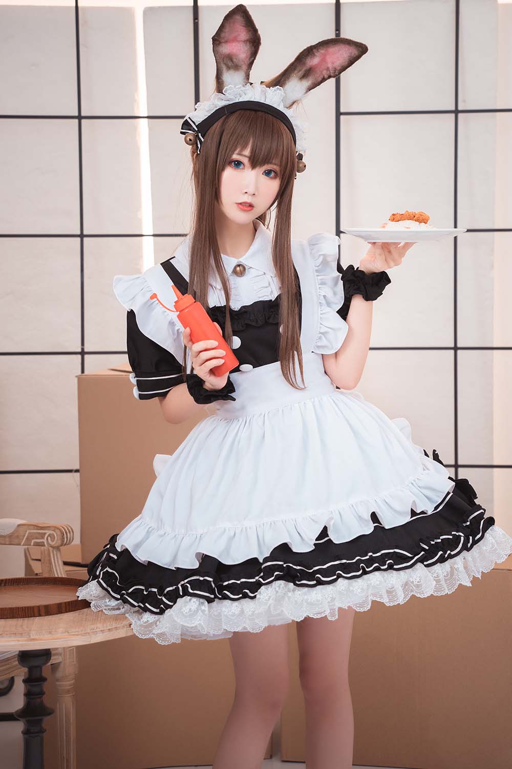 面饼仙儿 – 阿米驴女仆 Cosplay-第1张