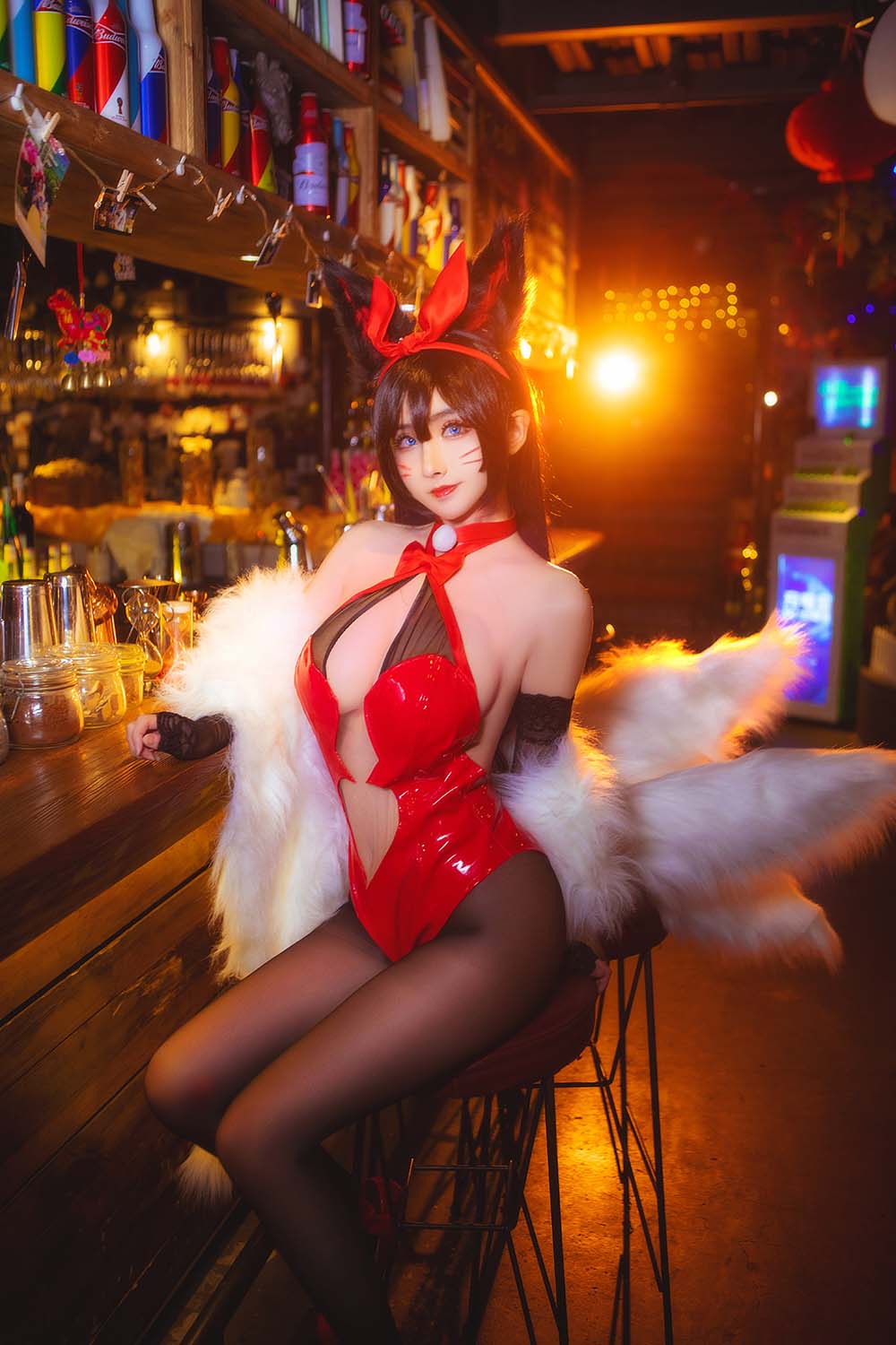 rioko凉凉子 – 兔女郎阿狸 Cosplay-第1张
