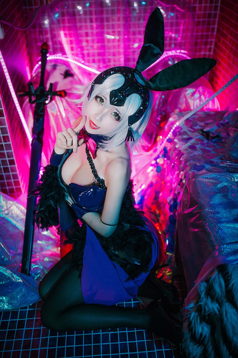 rioko凉凉子 – 兔女郎 Cosplay-第2张
