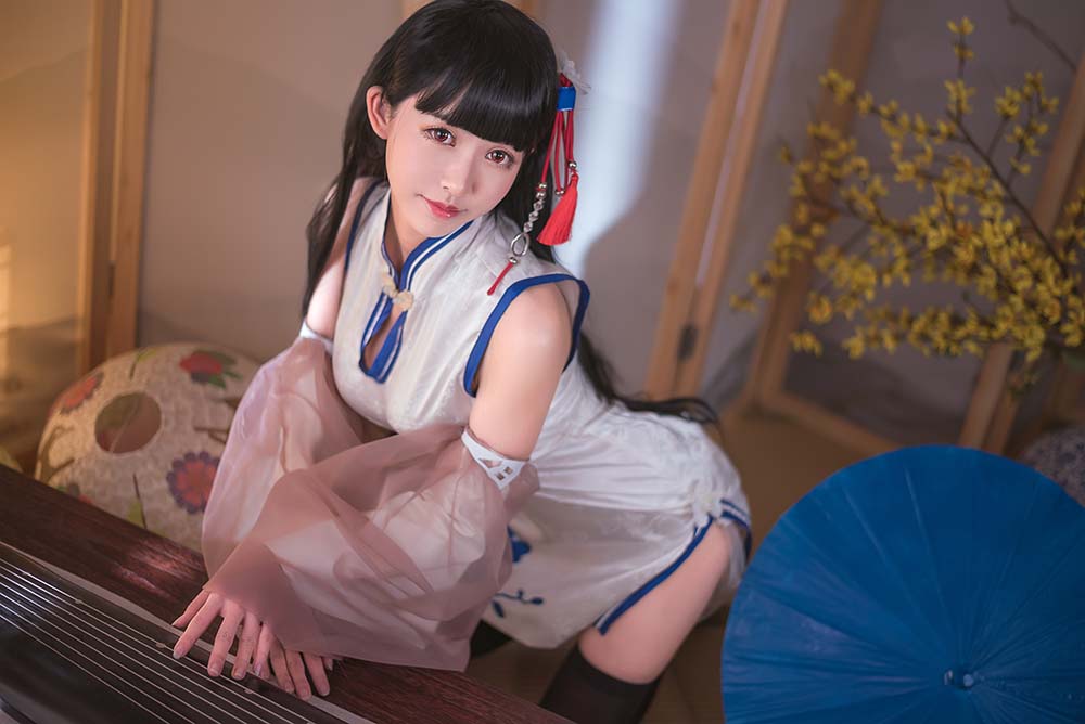 鳗鱼霏儿 – 碧蓝华裳 逸仙 Cosplay-第1张