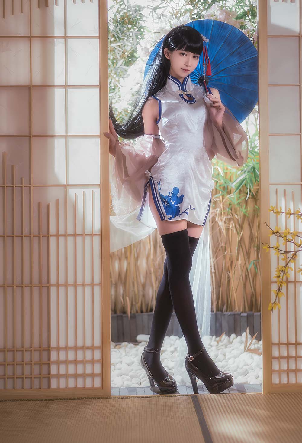 鳗鱼霏儿 – 碧蓝华裳 逸仙 Cosplay-第2张