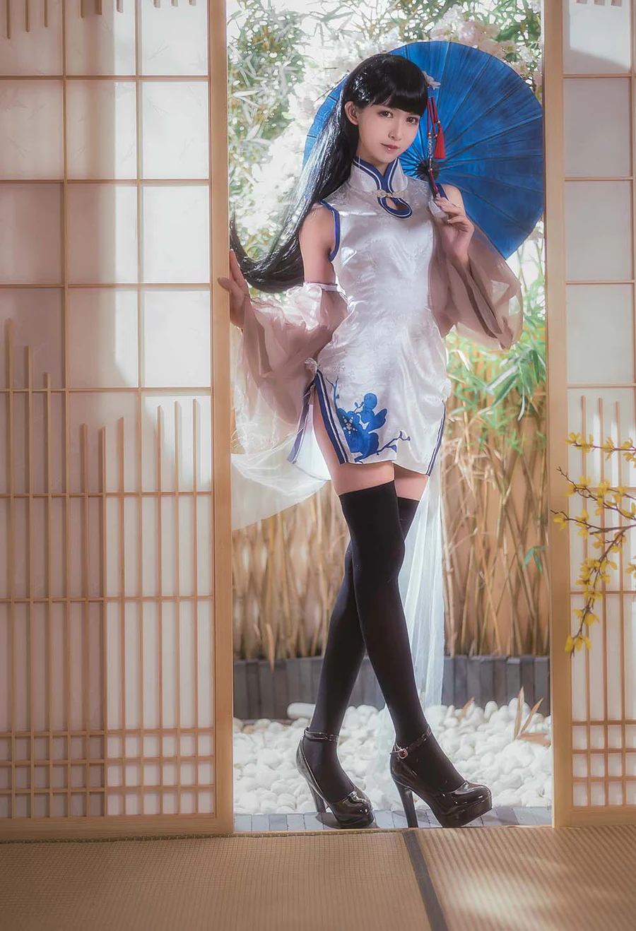 鳗鱼霏儿 – 碧蓝华裳 逸仙 Cosplay-第2张