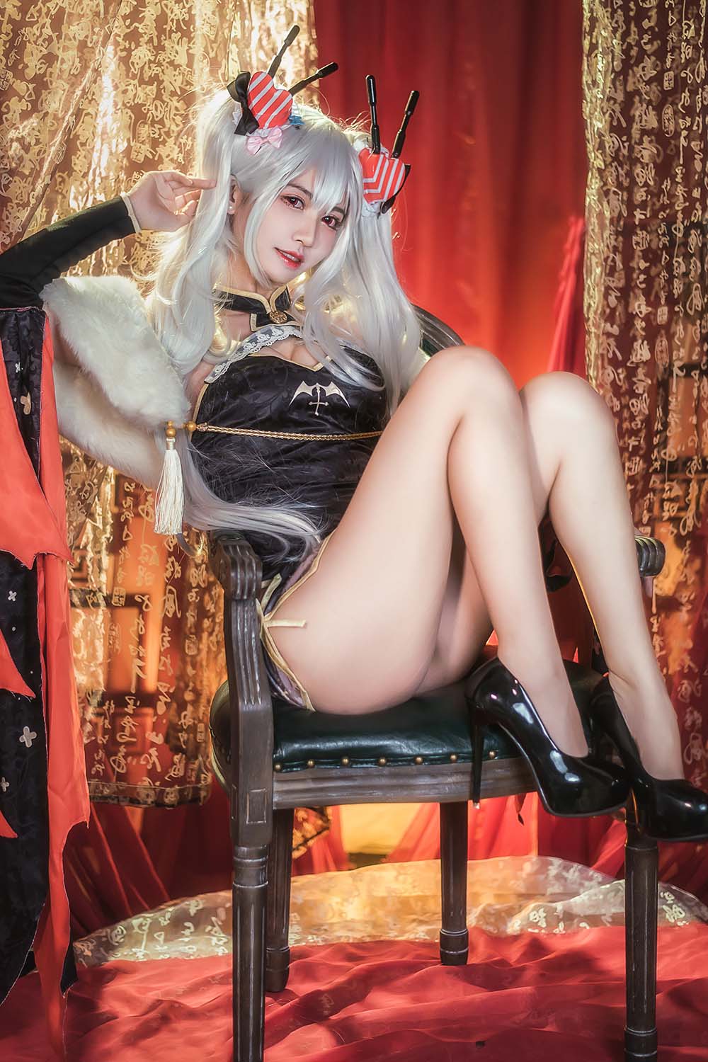 鳗鱼霏儿 – 碧蓝华裳 吸血鬼 Cosplay-第1张