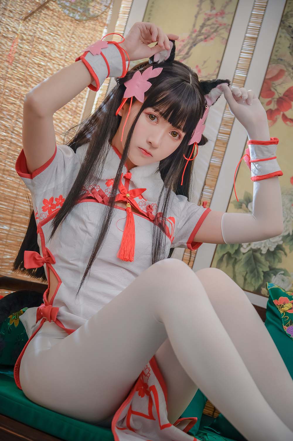 鳗鱼霏儿 – 碧蓝华裳 夕暮 Cosplay-第1张