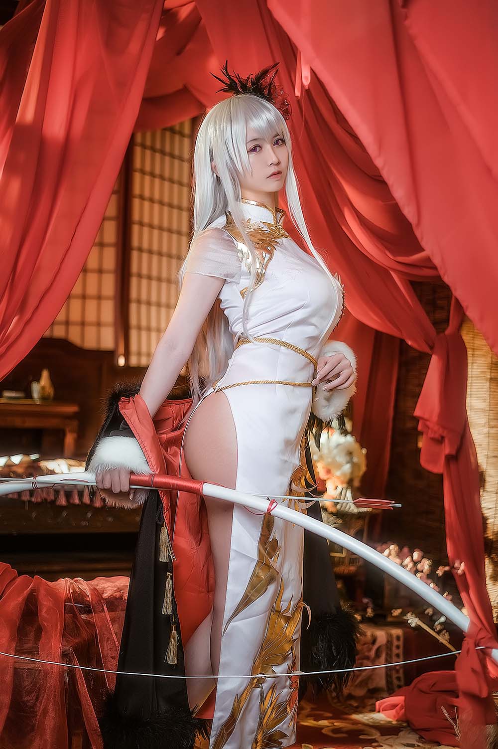 鳗鱼霏儿 – 碧蓝华裳 企业 Cosplay-第1张