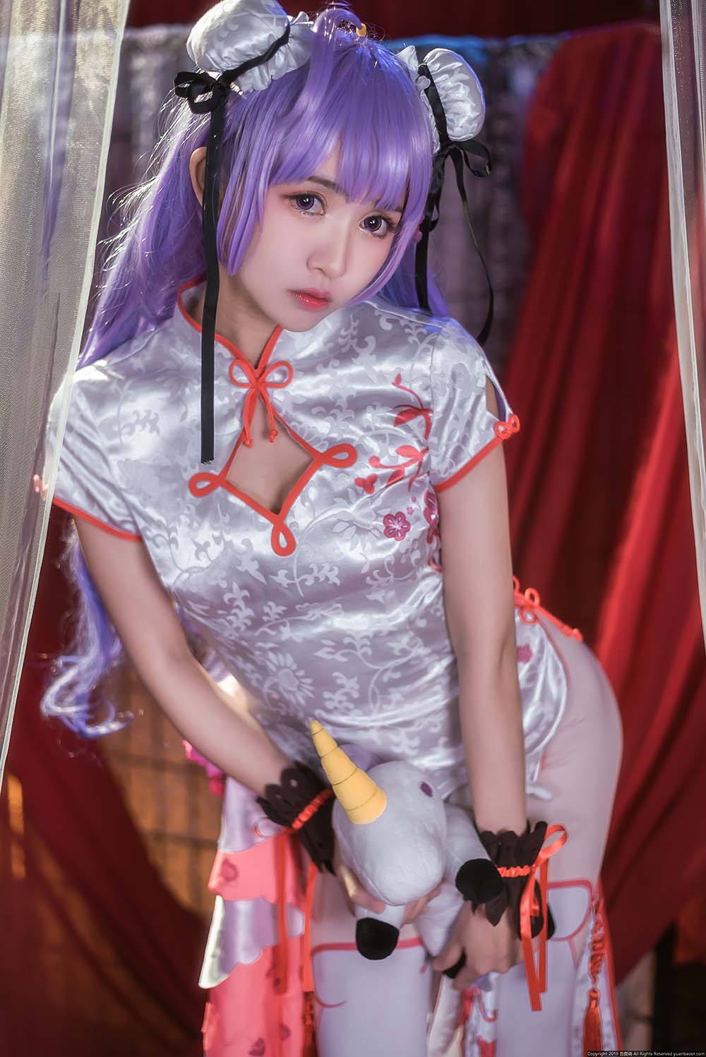 鳗鱼霏儿 – 碧蓝华裳 独角兽 Cosplay-第1张
