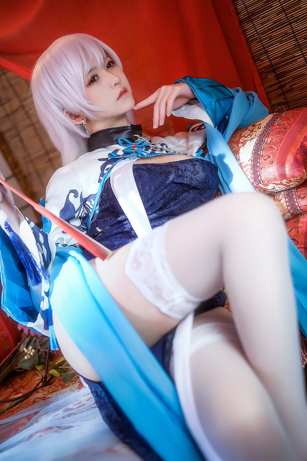 鳗鱼霏儿 – 碧蓝华裳 贝姐 Cosplay-第1张