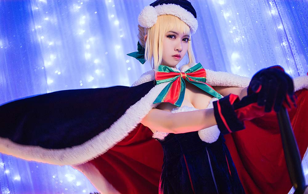 鳗鱼霏儿 – King of Knight 圣诞 Cosplay-第2张
