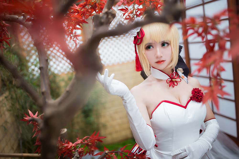 鳗鱼霏儿 – King of Knight 和风礼服 Cosplay-第2张