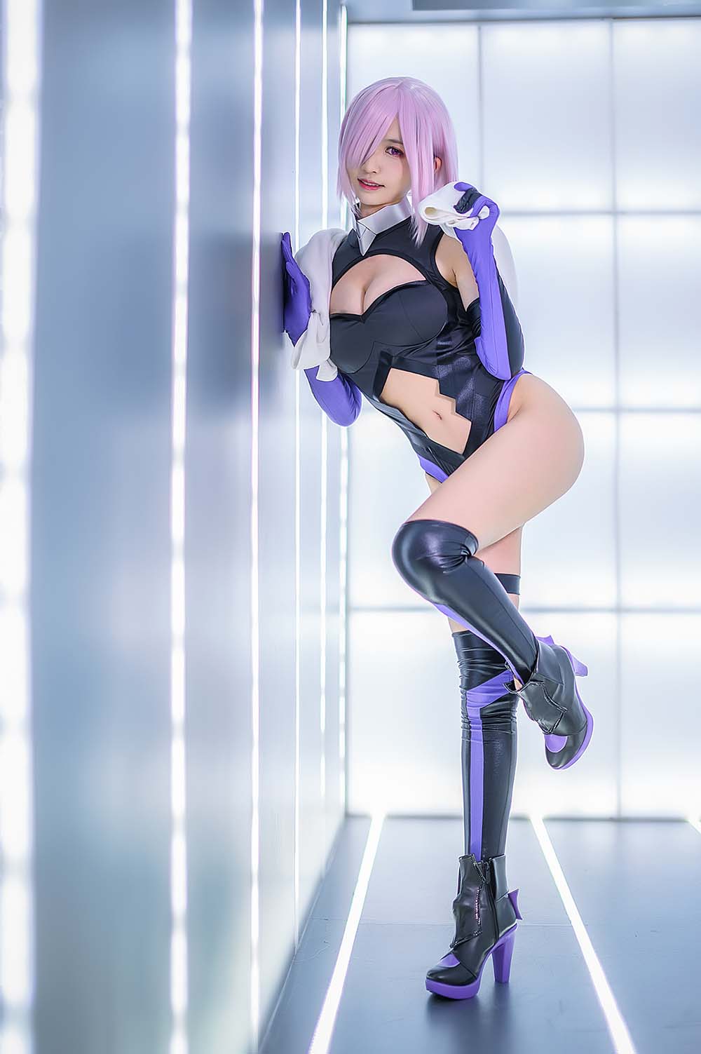鳗鱼霏儿 – 玛修训练服 Cosplay-第2张