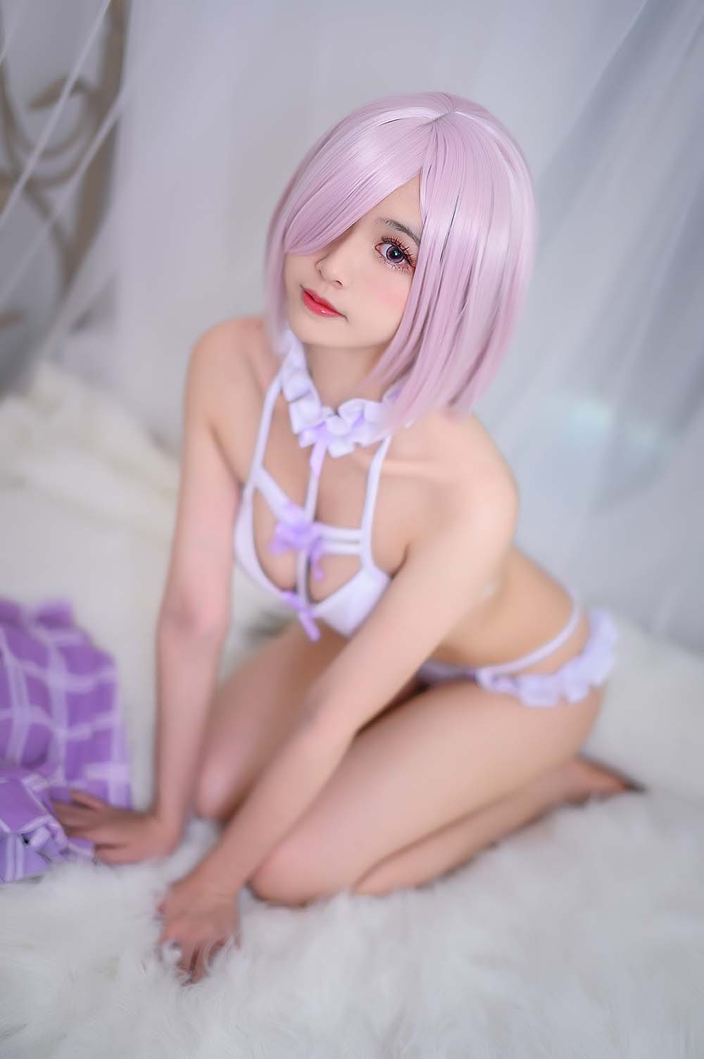 鳗鱼霏儿 – 玛修 泳装 Cosplay-第2张