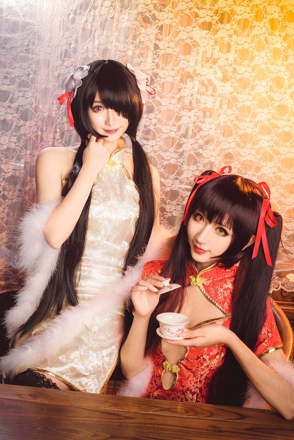 鳗鱼霏儿 – 狂三之旗袍 Cosplay-第2张