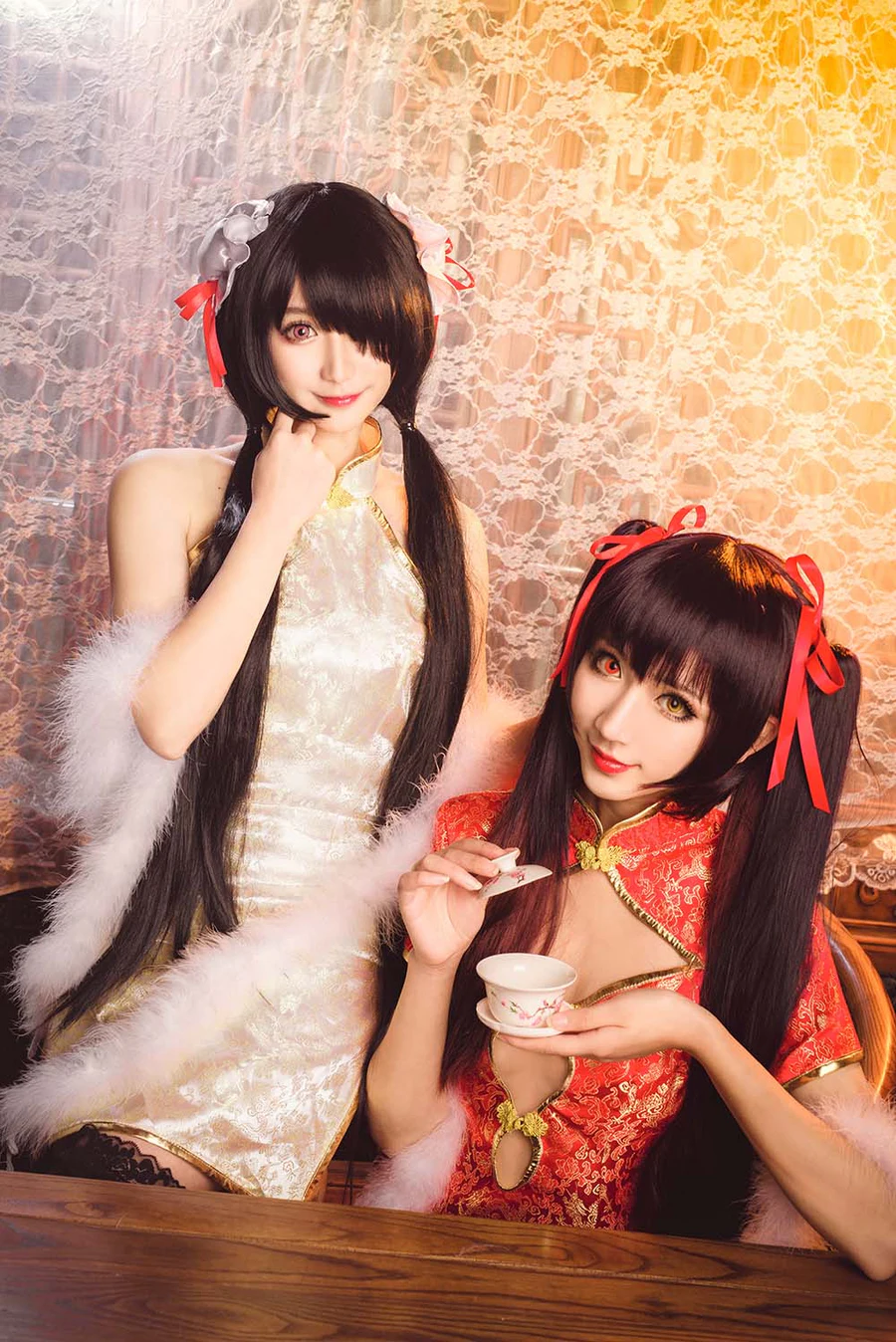 鳗鱼霏儿 – 狂三之旗袍 Cosplay-第2张