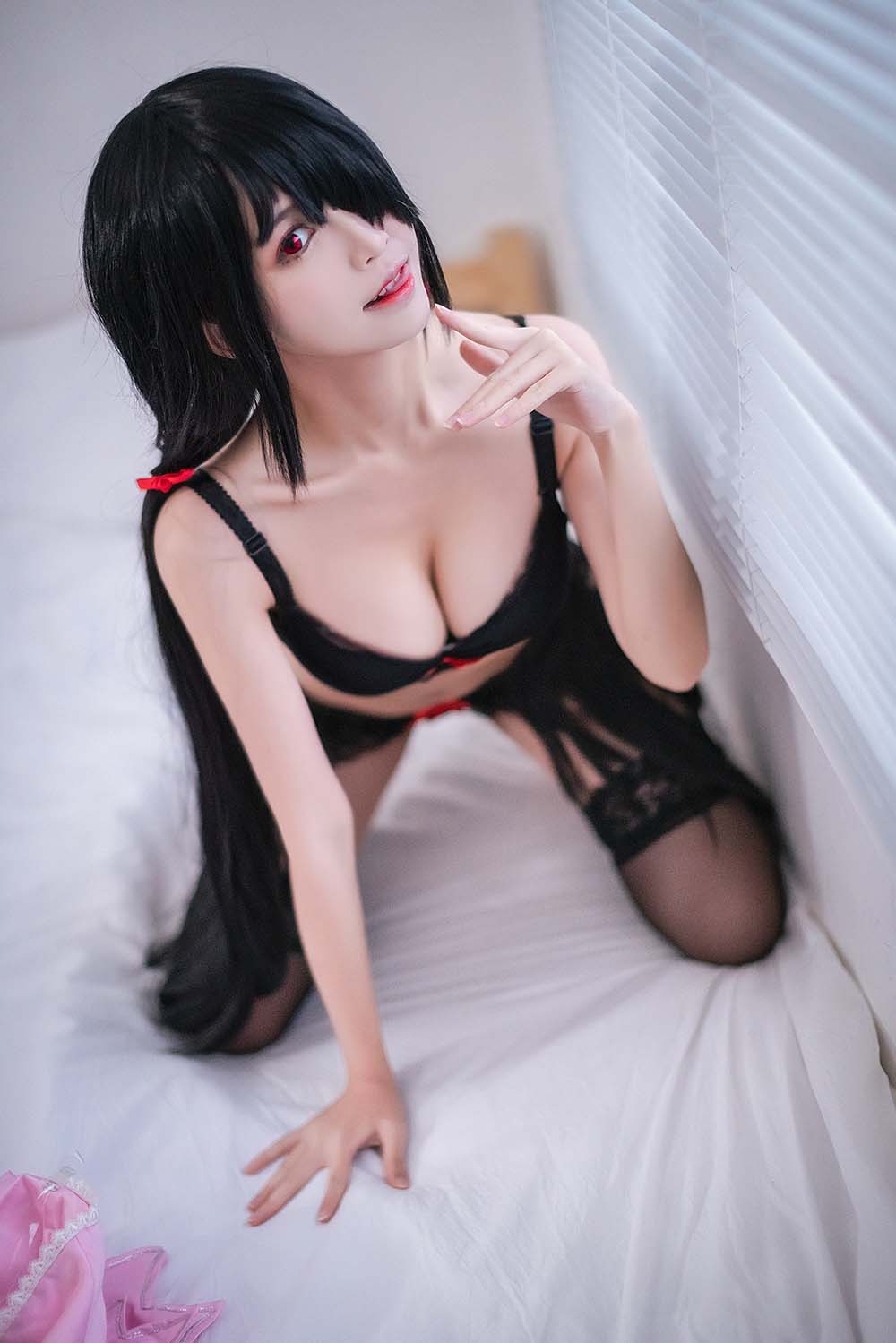 鳗鱼霏儿 – 狂三之内衣 Cosplay-第1张