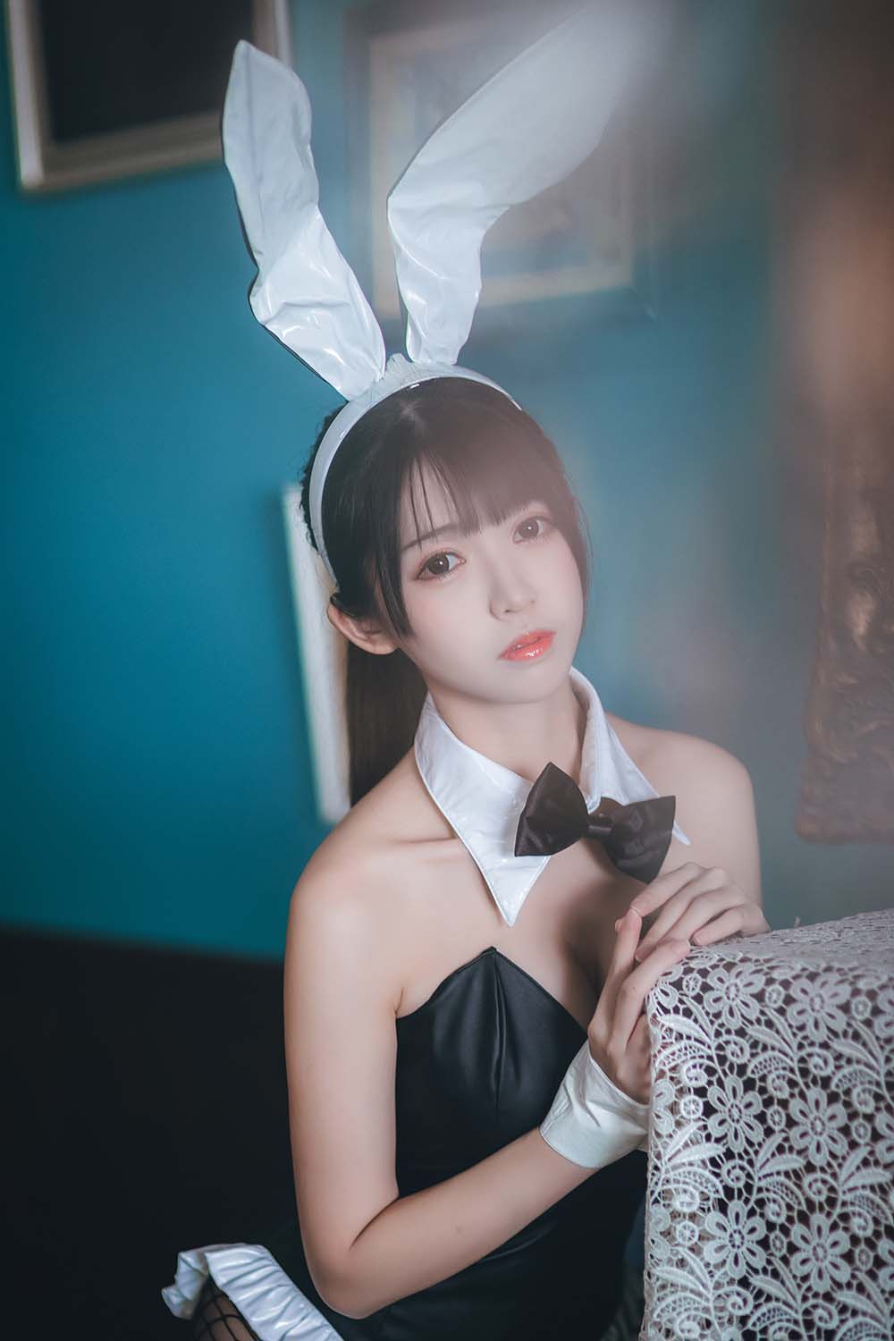 鳗鱼霏儿 – 加藤惠 兔女郎 Cosplay-第2张