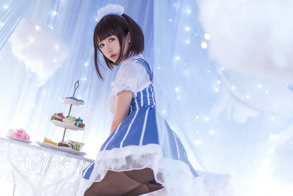 鳗鱼霏儿 – 加藤惠 女仆 Cosplay-第2张