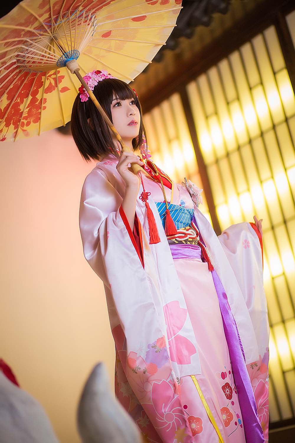 鳗鱼霏儿 – 圣人惠之和服 Cosplay-第1张