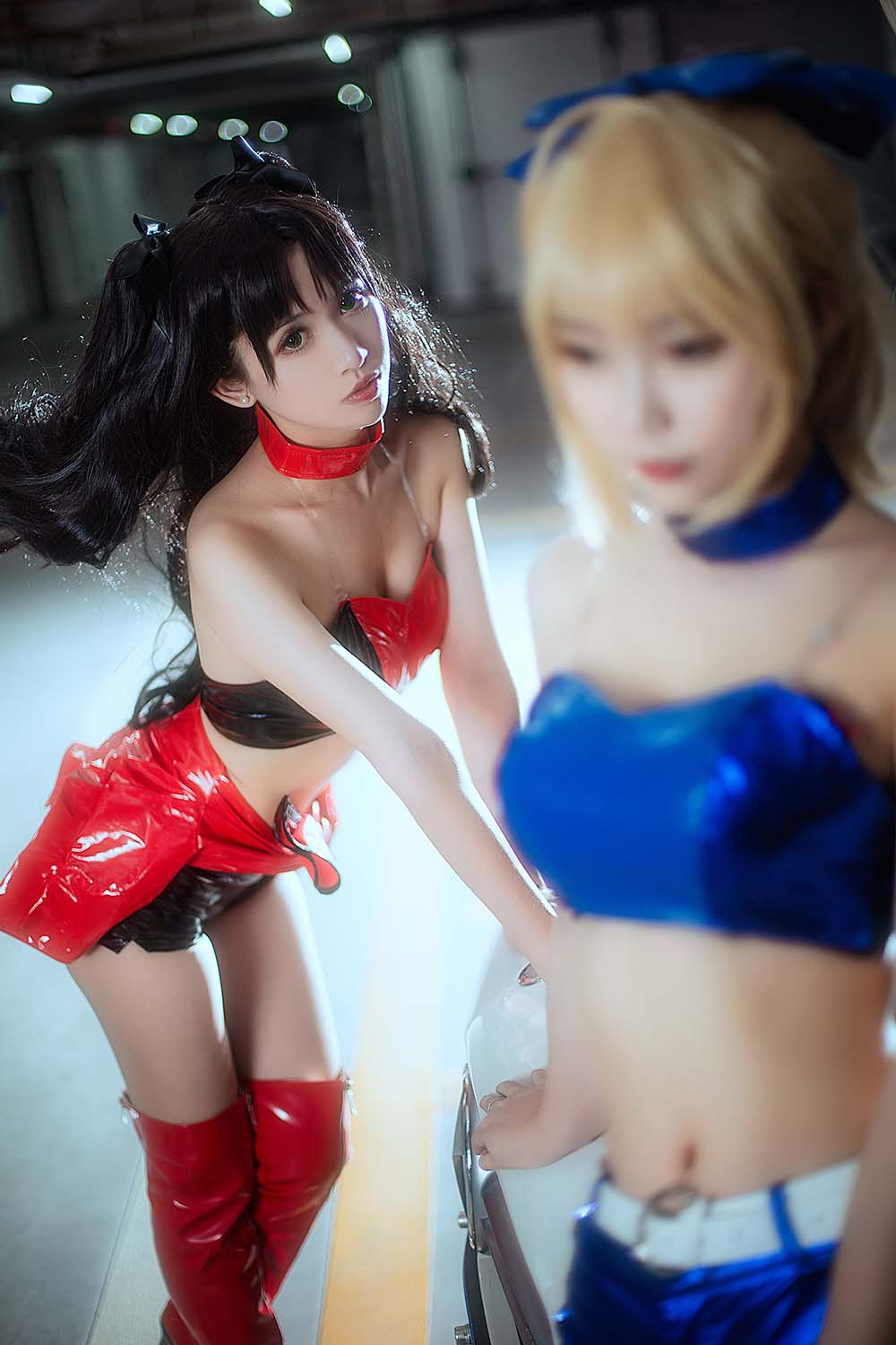 鳗鱼霏儿 – 赛车 Cosplay-第1张